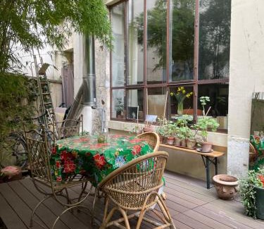 Saint-Vincent-de-Paul Apartment | Warm and cosy Loft in paris with a private outdoor