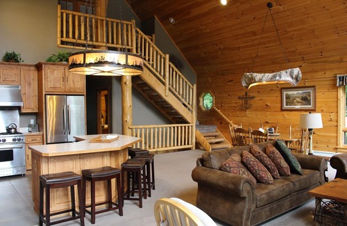 Old Forge Cabin | Water front log home