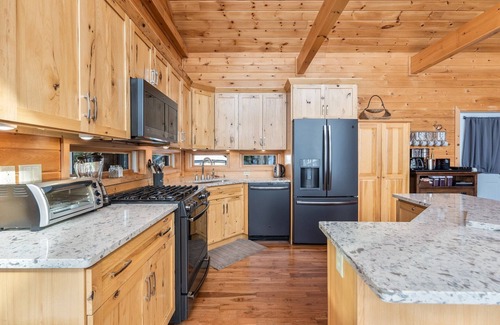 Northville Ski Chalet | Waterfront 3-Unit Chalet: Hot Tub~Gameroom~Firepit!