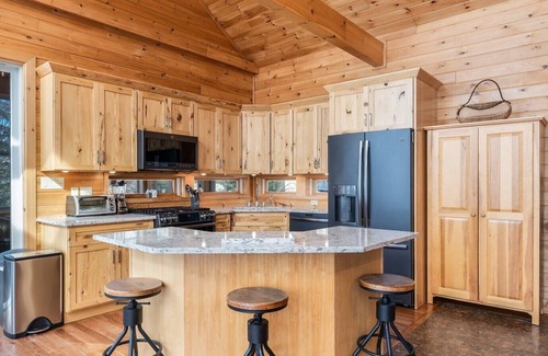 Northville Ski Chalet | Waterfront 3-Unit Chalet: Hot Tub~Gameroom~Firepit!