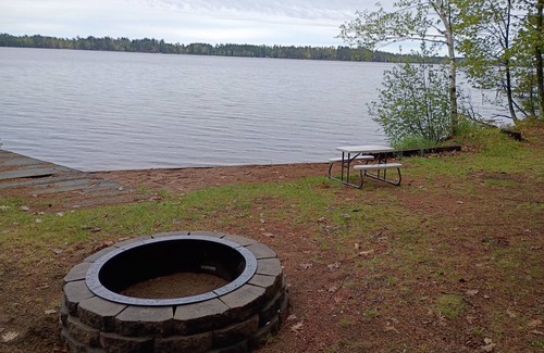 Rhinelander Cabin | Waterfront cabin only 10ft from the waters edge.