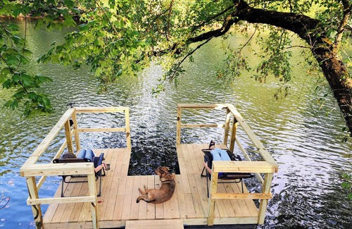 Murphy House | Waterfront Home, 3 BR, 2 Bath, HOT TUB, Pet-Friendly, Fishing, Fire Pitn