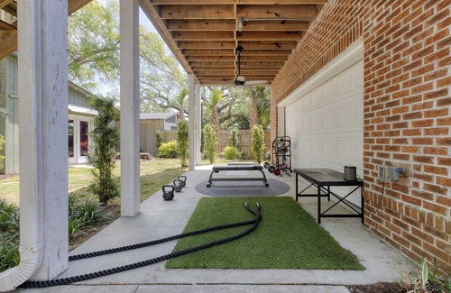 Charleston House | Waterfront Home in Charleston with Kayaks, Outdoor Gym, & Yoga Studio