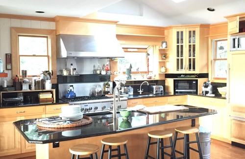 Hampton Bays House | Waterfront home with deep water dock on Penny Pond