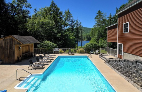 Denmark Cottage | Waterfront home with in-ground pool and stunning views of Pleasant Mountain!