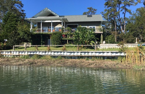 Savannah House | Waterfront Home - With Secluded Private Pool On Beautiful Half Moon River