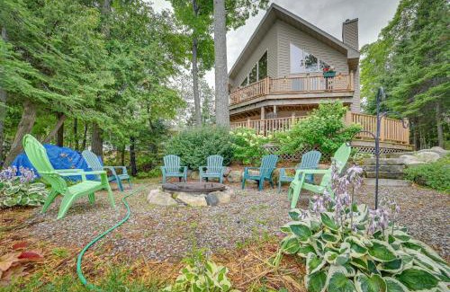 Rogers City House | Waterfront Lake Huron Getaway with Private Beach!