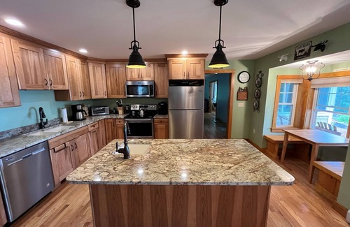 New Durham House | Waterfront private quiet family home, 15 min from Lake Winnipesaukee