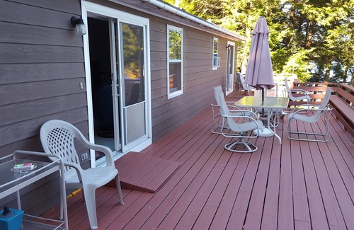 Moultonborough House | Waterfront Winnipesaukee Lake House with Dock, Deck and Views