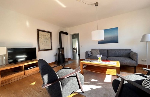 Nordseebad Burhave Apartment | Wattkante Burhave, Apartment Ebbe & Flut: Danish stove, 70 sqm, near the beach