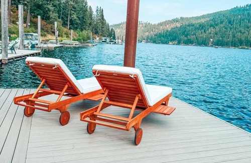 Harrison Cabin | Welcome to your lakeside glamping retreat in Powderhorn Bay on Lake CDA!