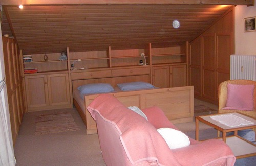 Inzell Apartment | Well-kept attic apartment with mountain views, free WiFi, TV, Chiemgau map, .