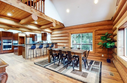 Anderson Island House | Whimsical island stay with Sound view, grill, wrap-around balcony, & game room