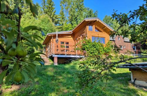 Breitenbrunn/Erzgeb. House | Wichtelhaisl Rittersgrün im Erzgebirge - Entspannen im fröhlichen Tiny House - umzäunter Naturgarten-Hunde willkommen-Ebike und Elektroauto laden