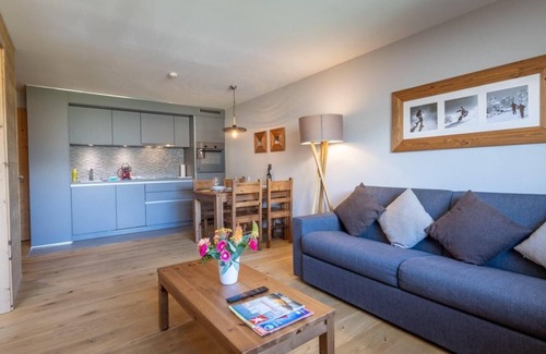 Vercorin Apartment | Wifi, ski-in/ski-out & foot of the slopes, sauna, hammam, tv, ski locker, 37m², Vercorin