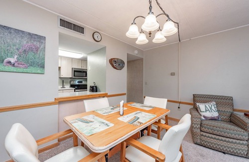 Thayerville Condo | Will O' The Wisp 308D: Lakefront 2 Bedroom Condo, Close to Indoor Pool & Game Ro