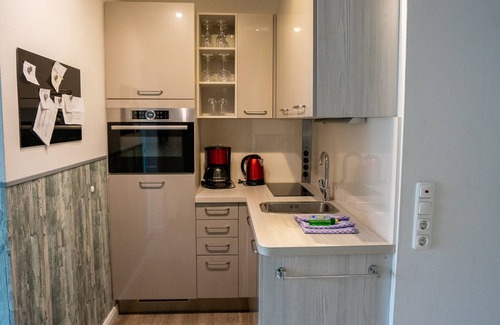Busum Apartment | Wohnung Heimathafen im Erlengrund mit Balkon für bis zu 4 Personen
