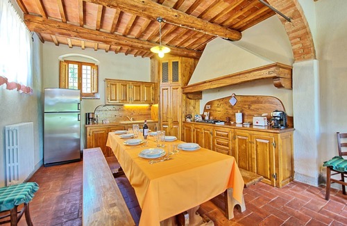 Sant'Andrea in Percussina Villa | Wonderful private villa with private pool, WIFI, hot tub, A/C, TV, panoramic view, close to Florence