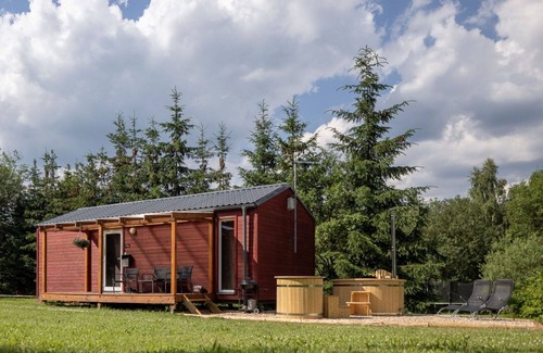 Dolni Branna House | Wonderful private villa for 4 people with hot tub, WIFI, TV, terrace, pets allowed and parking