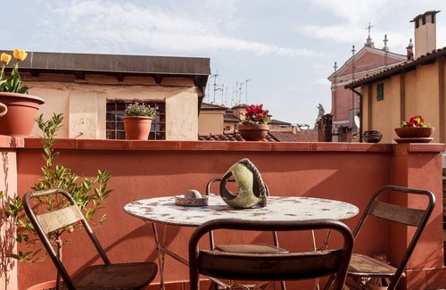 Historic Center Apartment | Wonderful attic with two terraces a few minutes walk from Piazza Maggiore