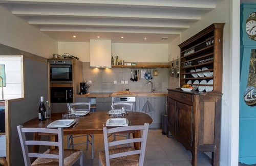 Locquirec House | Wonderful private villa for 3 people with WIFI, TV, terrace and parking