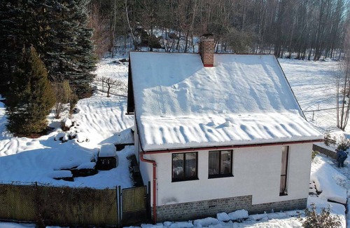 Zelezny Brod Villa | Wonderful private villa for 5 people with TV, terrace and pets allowed