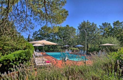 Bucine Villa | Wonderful private villa for 17 guests with WIFI, private pool, TV, veranda and panoramic view