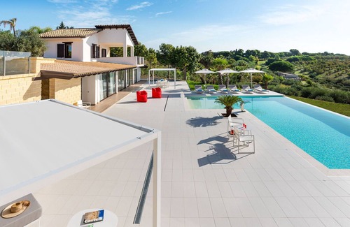 Ribera Villa | Wonderful private villa for 6 people with WIFI, A/C, private pool, TV, patio and panoramic view