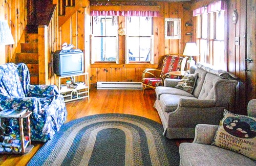 Moultonborough Cottage | Wonderful waterfront home with private dock, swim raft, kayaks, canoe, and W/D