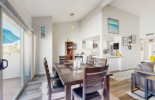 The Lakes Condo | Wonderful waterfront condo with pool, private balcony & fast WiFi - dog-friendly