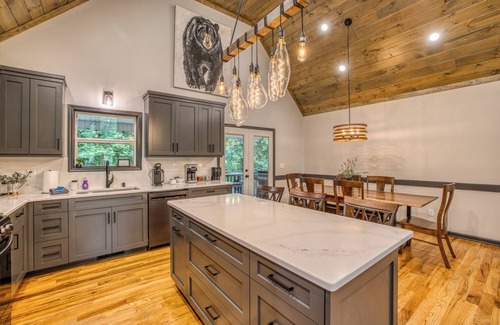 Ellijay House | Wooded Seclusion, Private Creekside Oasis, 3 Dogs Welcome, 2 Fenced Acres