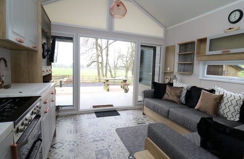 Rhayader Cottage | Woodland Escape - a camping pod that sleeps 6 guests in 2 bedrooms