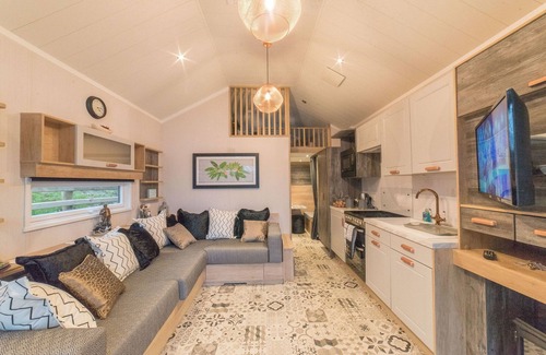 Rhayader Cottage | Woodland Escape - a camping pod that sleeps 6 guests in 2 bedrooms
