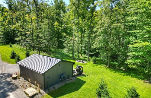 Madison Cabin | Woodside Cabins w/Hot Tub, Deck & Trails on Picturesque Wine Country Estate