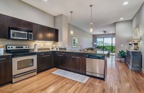 Legacy Park Apartment | Work from Home & Great Views in a 2B, 2Ba Flat at The Shops of Legacy