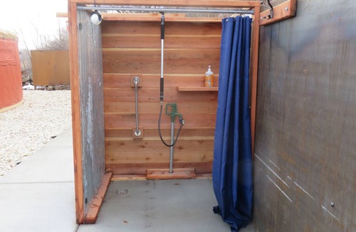Buhl House | Your own private spa! Yurt with natural geothermal hot water.