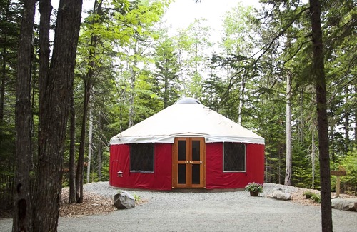 Southwest Harbor Cottage | Yurt Glamping on the Quiet-side of Acadia National Park!