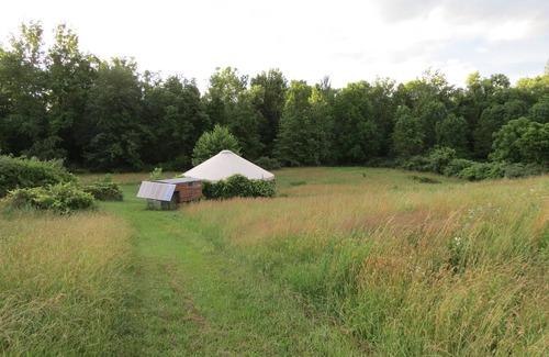 Accord House | Yurt in very private spot on 27 acre Horse Farm w/ hot tub
