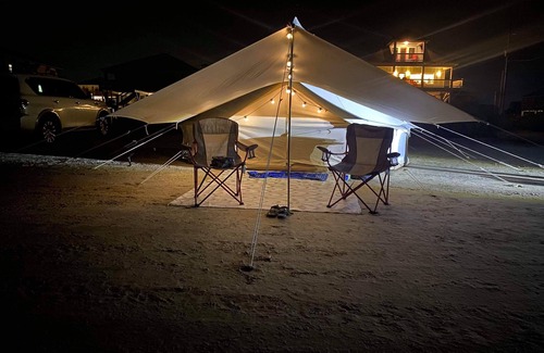 Crystal Beach RV Rental | Yurt on the Beach