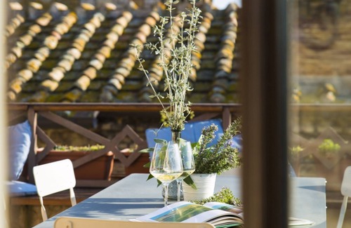 San Gimignano City Centre Apartment | Zafferano Rooftop Terrace Tower House