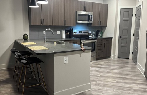Frisco Apartment | Zen 1BR Apt in Pleasant Frisco with fitness room, pool, EV charging and more!