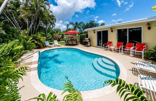 Wilton Manors House | Zen Garden | Heated Pool | NEAR BEACH | Resort Style | Private| Fenced