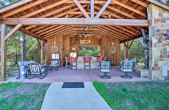14-Acre Terrell Ranch Escape w/Pool & Fire Pit!