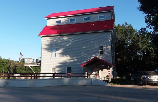 1867 Timber-framed Flour Mill's 1st Floor Apartment Overlooks Shell Rock River