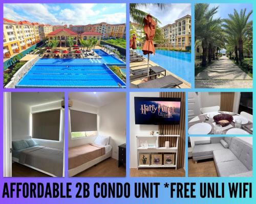 2BR Condo at Sanremo Fast&Unli Wi-Fi Free Netflix Free Access to Pool and Gym