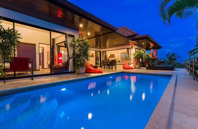 3 bed/3 bathroom ocean view villa - Chaweng