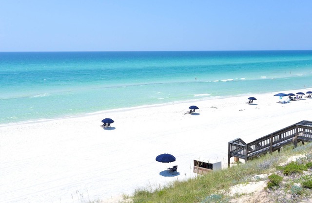 30A Beach Bungalow in Inlet: Steps from Sea, Pool with Golf Cart & Cruiser Bikes
