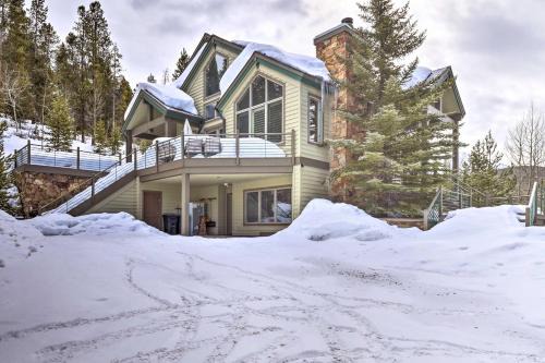 4 Mi to Skiing Breckenridge Mountain Retreat!