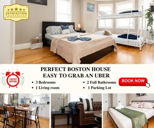 558-1 3BR Boston - Modern Nest near Franklin Park