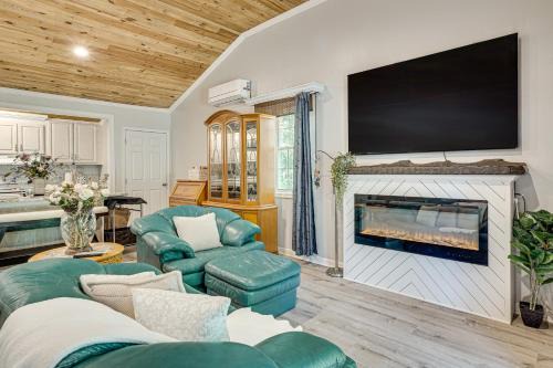 6 Mi to Clarks Hill Lake Quiet Studio Retreat